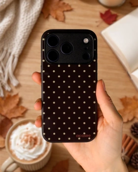 Picasee ULTIMATE CASE PowerShare für Samsung Galaxy S21 FE 5G - Vanilla Dots & Chocolate