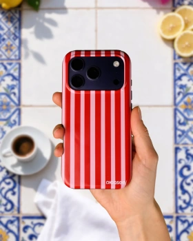 Picasee Fashion Case für Samsung Galaxy A14 4G A145R - Lines red