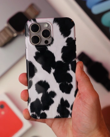 Picasee Fashion Case MagSafe für Apple iPhone 12 Pro - Black Moo