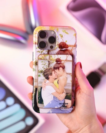 Picasee Powerbank mit MagSafe 5 000 mAh Grau - Individuelles Fotodesign