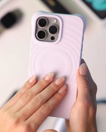 Picasee Apple iPhone 12 Shock-proof case s MagSafe - Personalisierte Gravur - Rosa