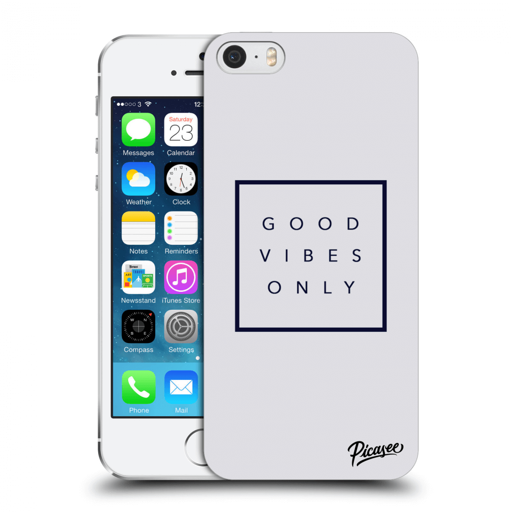 Picasee ULTIMATE CASE für Apple iPhone 5/5S/SE - Good vibes only