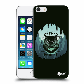 Picasee Apple iPhone 5/5S/SE Hülle - Transparentes Silikon - Forest owl