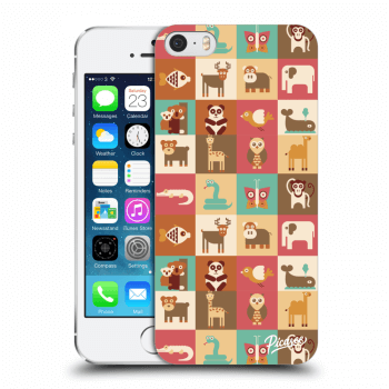Picasee Apple iPhone 5/5S/SE Hülle - Transparentes Silikon - Animals