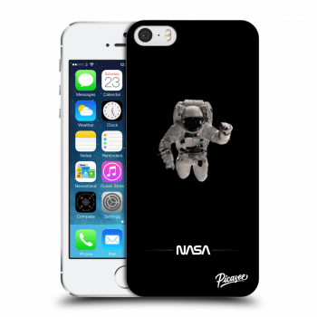 Picasee Apple iPhone 5/5S/SE Hülle - Transparentes Silikon - Astronaut Minimal