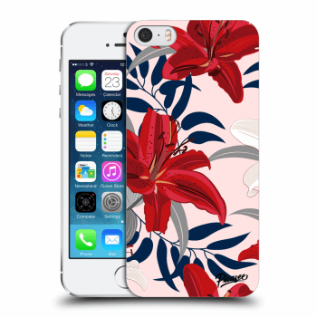 Picasee ULTIMATE CASE für Apple iPhone 5/5S/SE - Red Lily