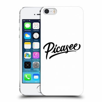 Hülle für Apple iPhone 5/5S/SE - Picasee - old logo - black
