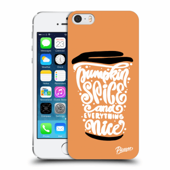 Hülle für Apple iPhone 5/5S/SE - Pumpkin coffee
