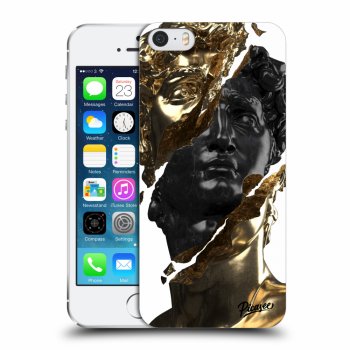 Hülle für Apple iPhone 5/5S/SE - Gold - Black