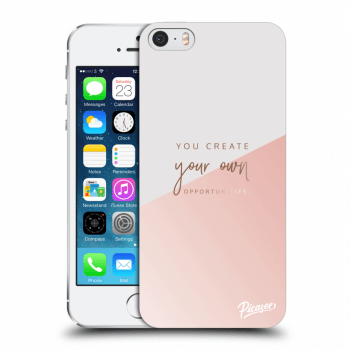 Picasee Apple iPhone 5/5S/SE Hülle - Transparentes Silikon - You create your own opportunities