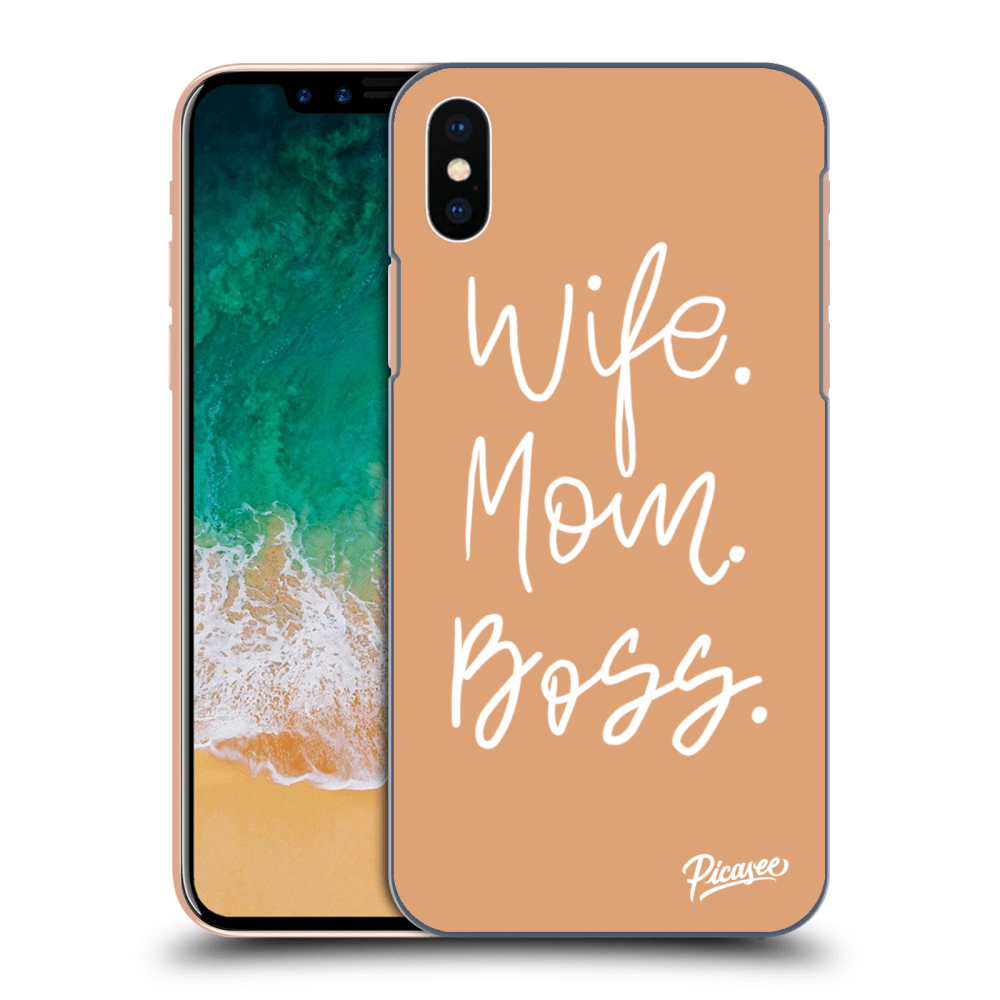 Picasee ULTIMATE CASE für Apple iPhone X/XS - Boss Mama