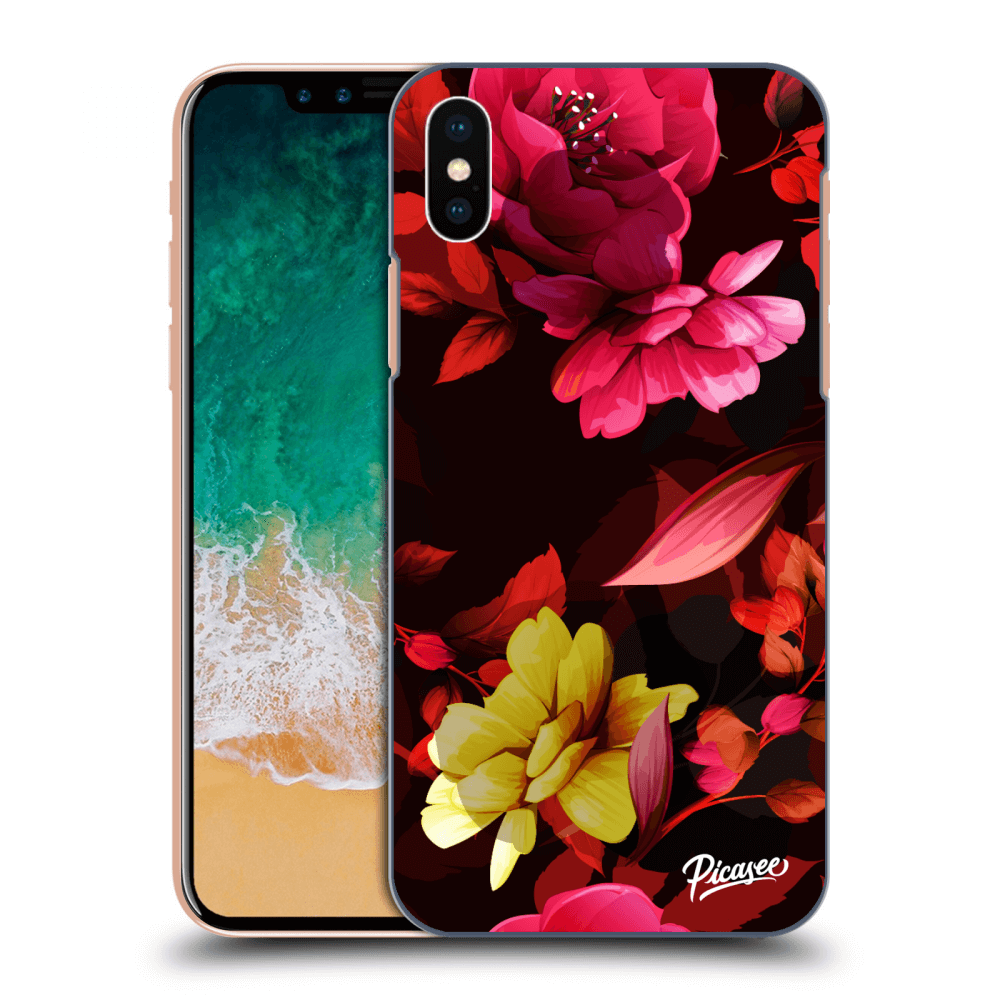 Picasee ULTIMATE CASE für Apple iPhone X/XS - Dark Peonny