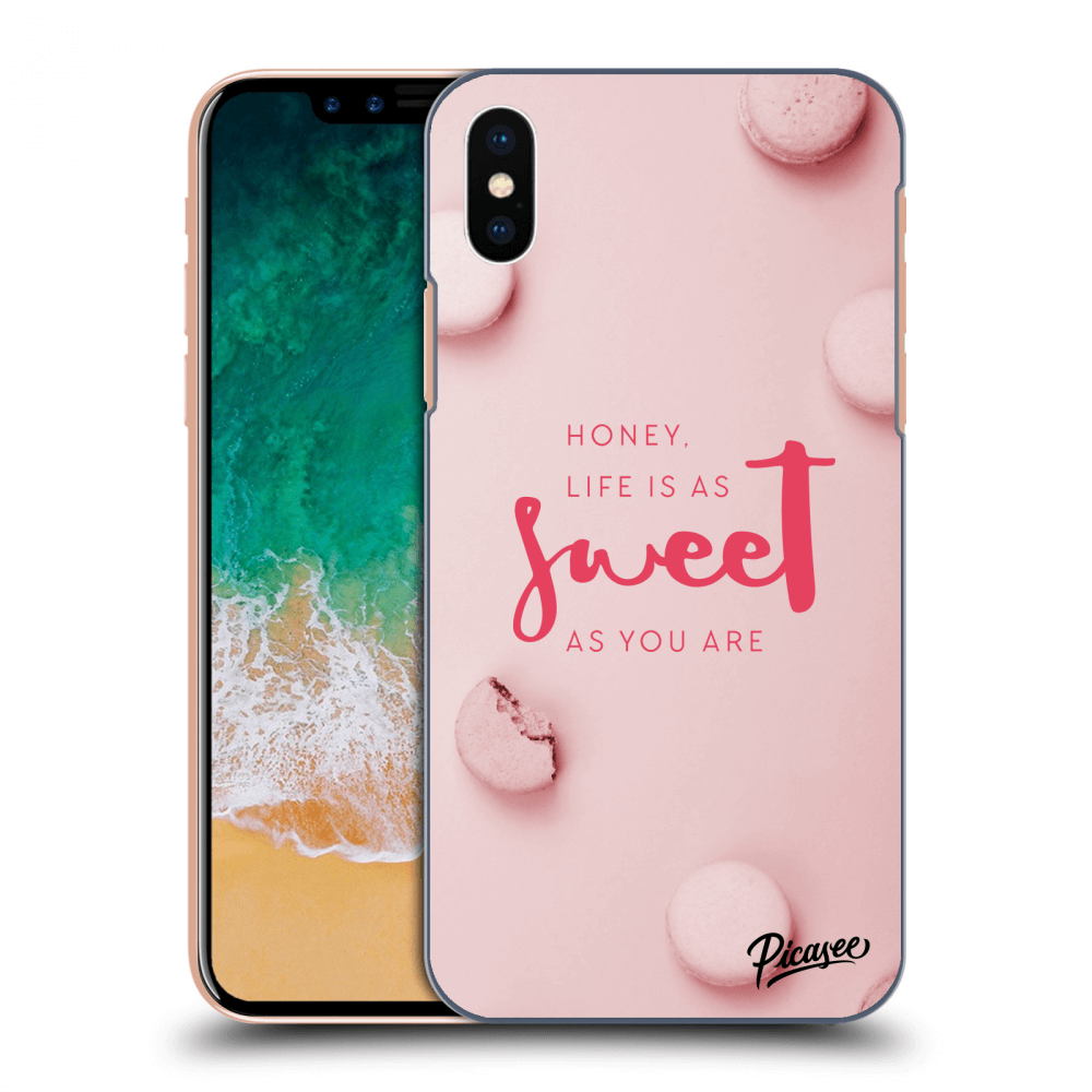 Picasee ULTIMATE CASE für Apple iPhone X/XS - Life is as sweet as you are