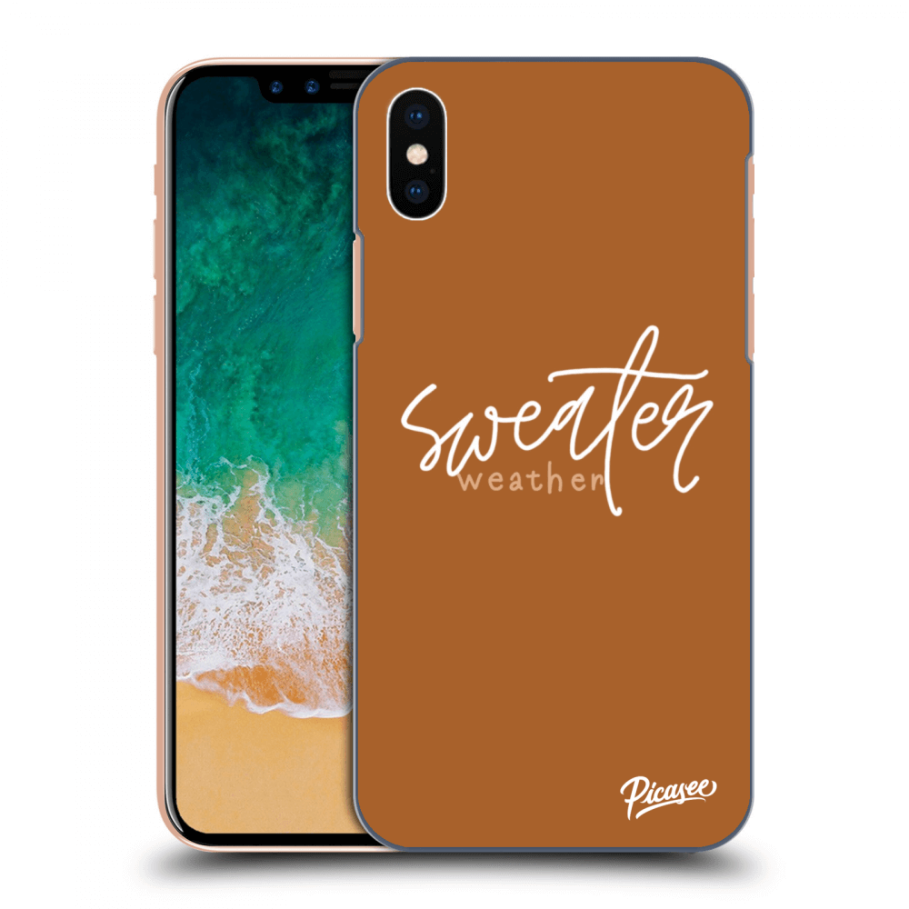 Picasee ULTIMATE CASE für Apple iPhone X/XS - Sweater weather