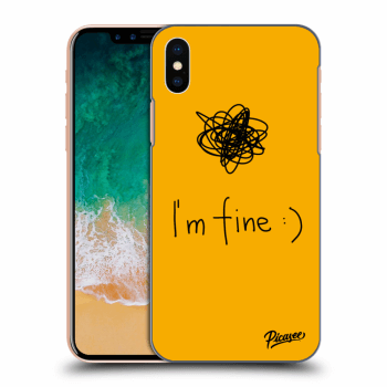 Hülle für Apple iPhone X/XS - I am fine