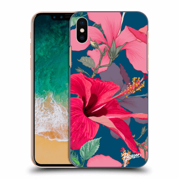Hülle für Apple iPhone X/XS - Hibiscus