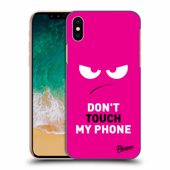 Picasee ULTIMATE CASE für Apple iPhone X/XS - Angry Eyes - Pink