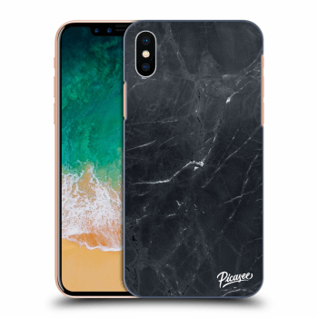 Hülle für Apple iPhone X/XS - Black marble