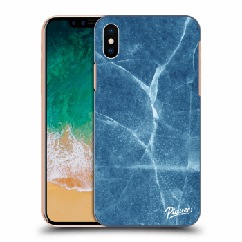 Picasee Apple iPhone X/XS Hülle - Transparentes Silikon - Blue marble