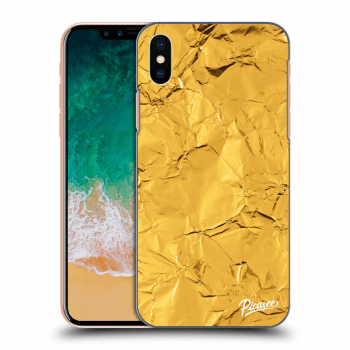 Hülle für Apple iPhone X/XS - Gold