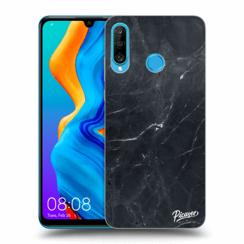 Hülle für Huawei P30 Lite - Black marble