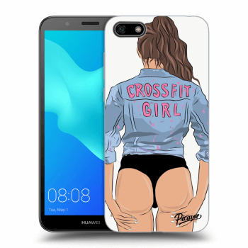 Picasee Huawei Y5 2018 Hülle - Schwarzes Silikon - Crossfit girl - nickynellow