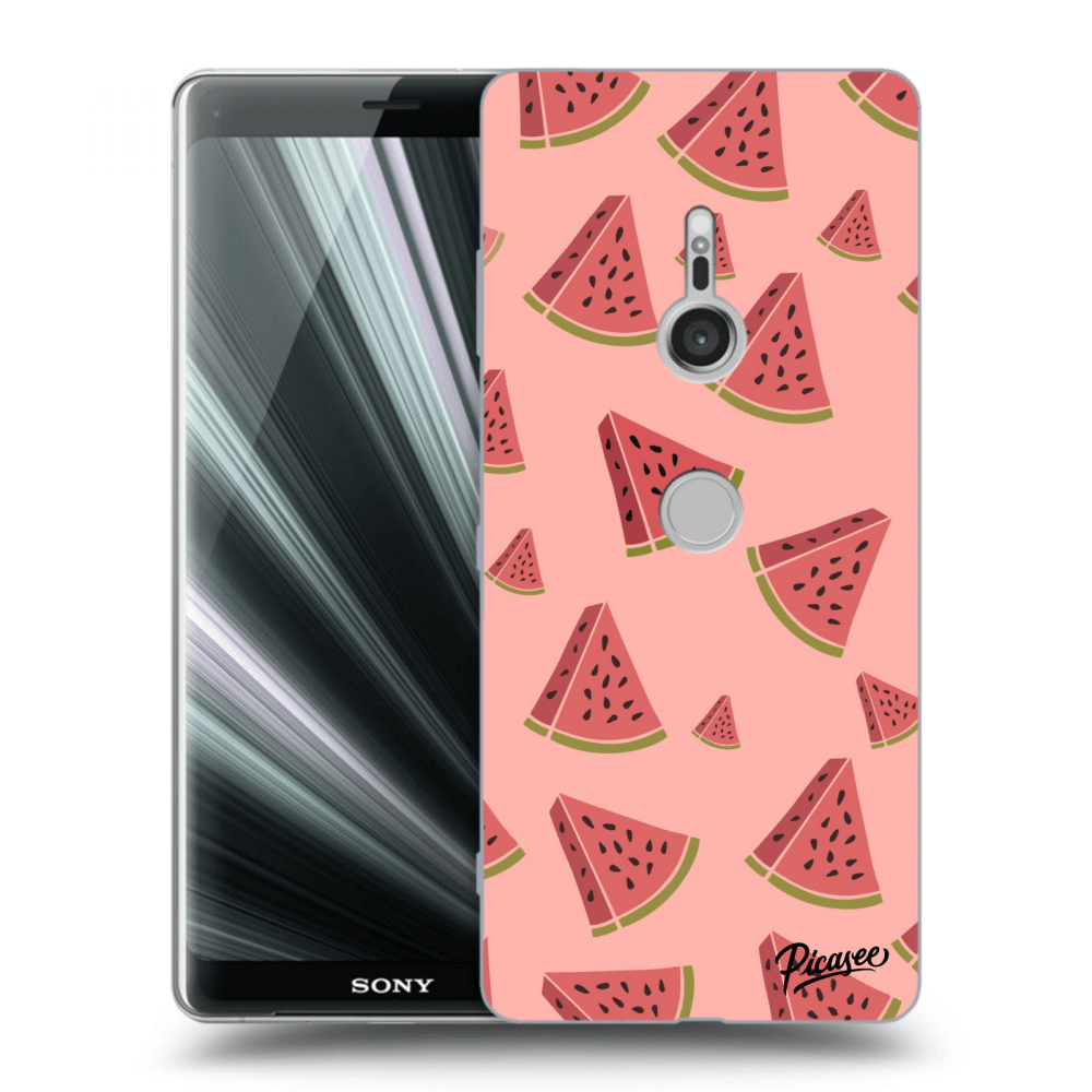 Picasee Sony Xperia XZ3 Hülle - Transparentes Silikon - Watermelon