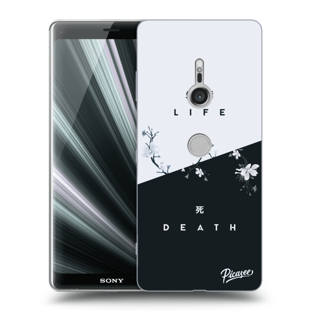 Picasee Sony Xperia XZ3 Hülle - Transparentes Silikon - Life - Death