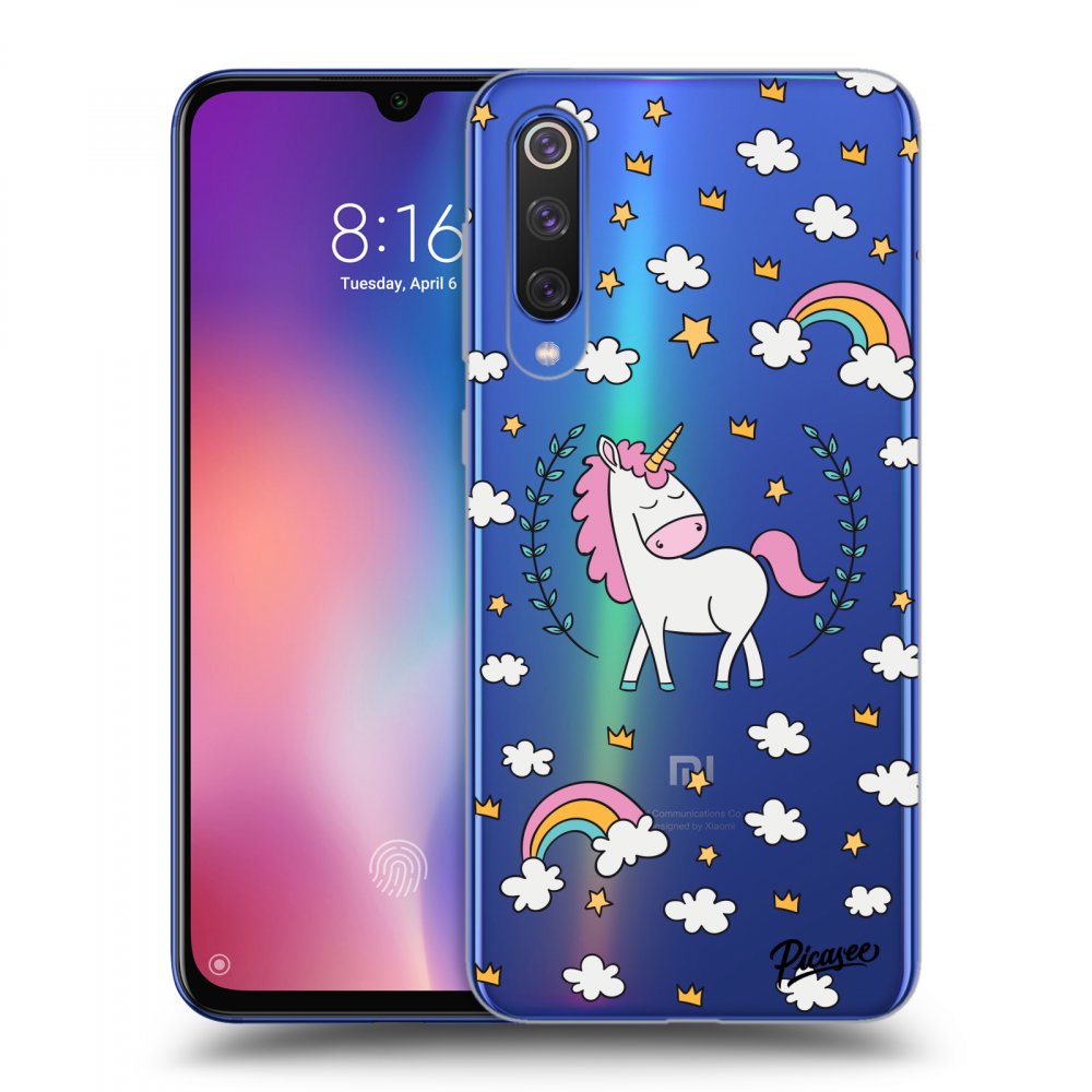 Picasee Xiaomi Mi 9 SE Hülle - Transparentes Silikon - Unicorn star heaven