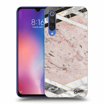 Hülle für Xiaomi Mi 9 SE - Pink geometry
