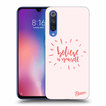 Picasee Xiaomi Mi 9 SE Hülle - Schwarzes Silikon - Believe in yourself