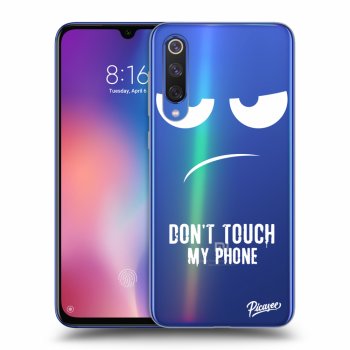 Picasee Xiaomi Mi 9 SE Hülle - Transparentes Silikon - Don't Touch My Phone