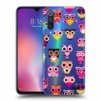 Picasee Xiaomi Mi 9 SE Hülle - Transparentes Silikon - Owls