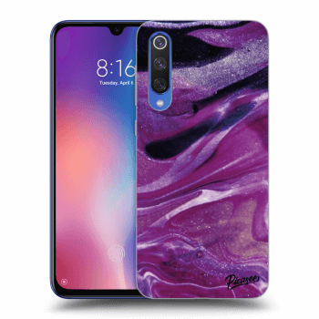 Hülle für Xiaomi Mi 9 SE - Purple glitter