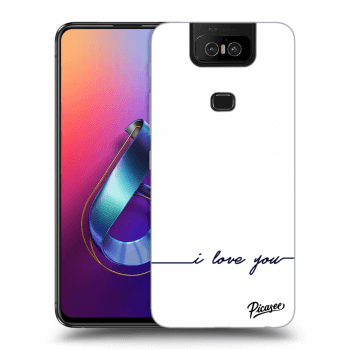 Picasee Asus Zenfone 6 ZS630KL Hülle - Transparentes Silikon - I love you