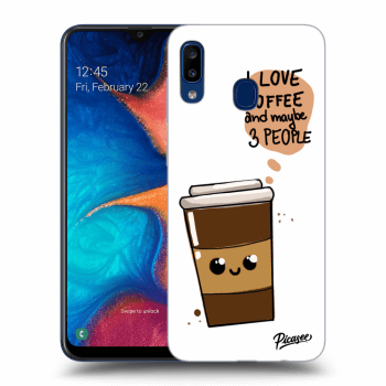 Hülle für Samsung Galaxy A20e A202F - Cute coffee