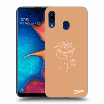 Hülle für Samsung Galaxy A20e A202F - Peonies