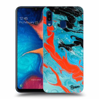 Hülle für Samsung Galaxy A20e A202F - Blue Magma