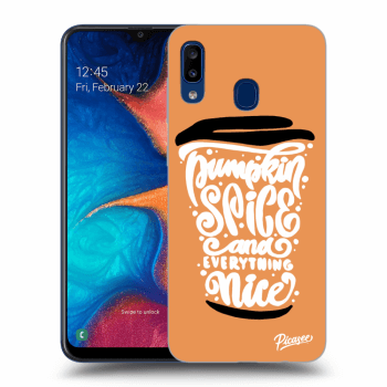 Hülle für Samsung Galaxy A20e A202F - Pumpkin coffee