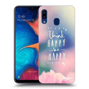 Hülle für Samsung Galaxy A20e A202F - Think happy be happy