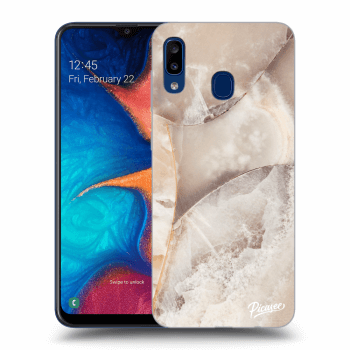 Hülle für Samsung Galaxy A20e A202F - Cream marble