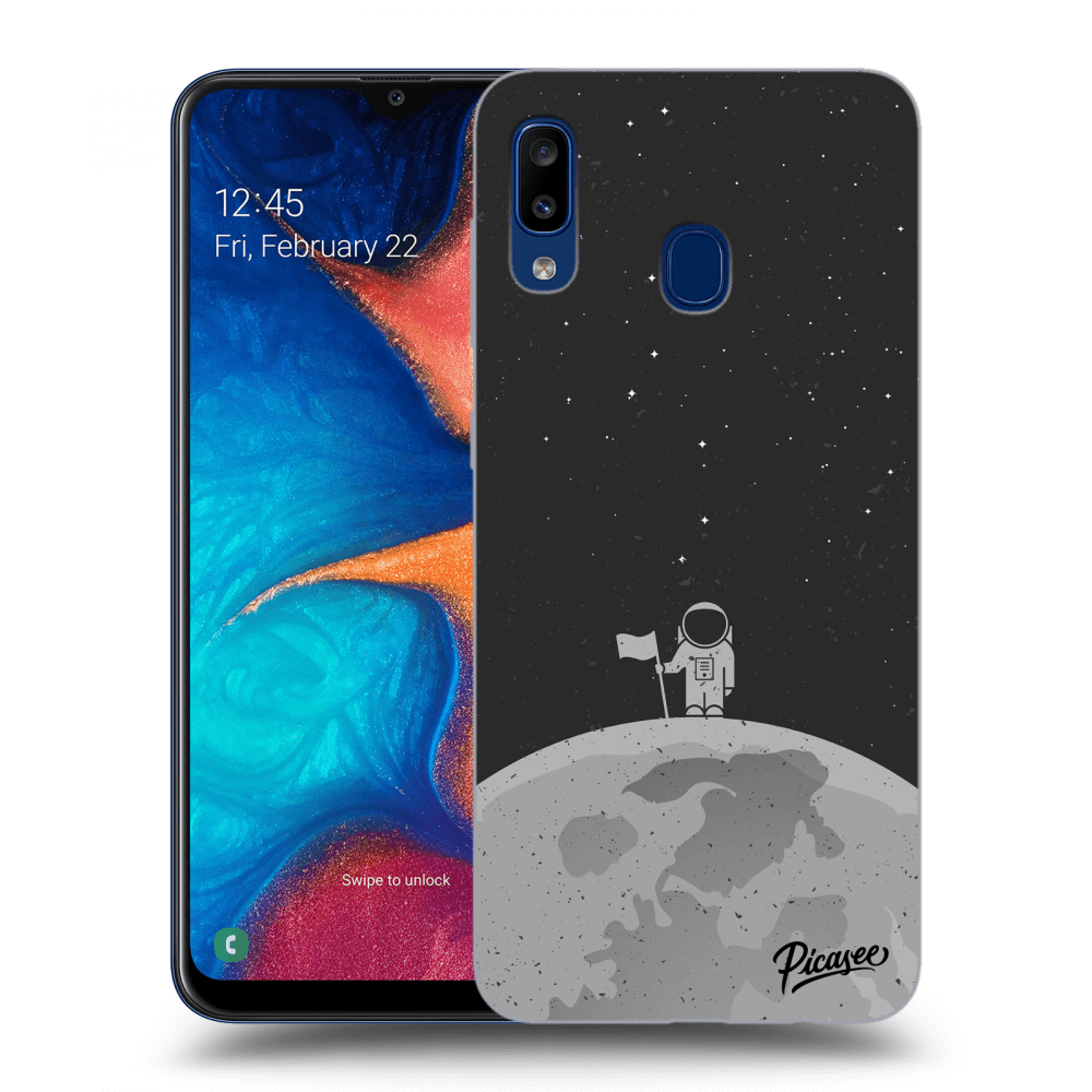 Picasee Samsung Galaxy A20e A202F Hülle - Transparentes Silikon - Astronaut