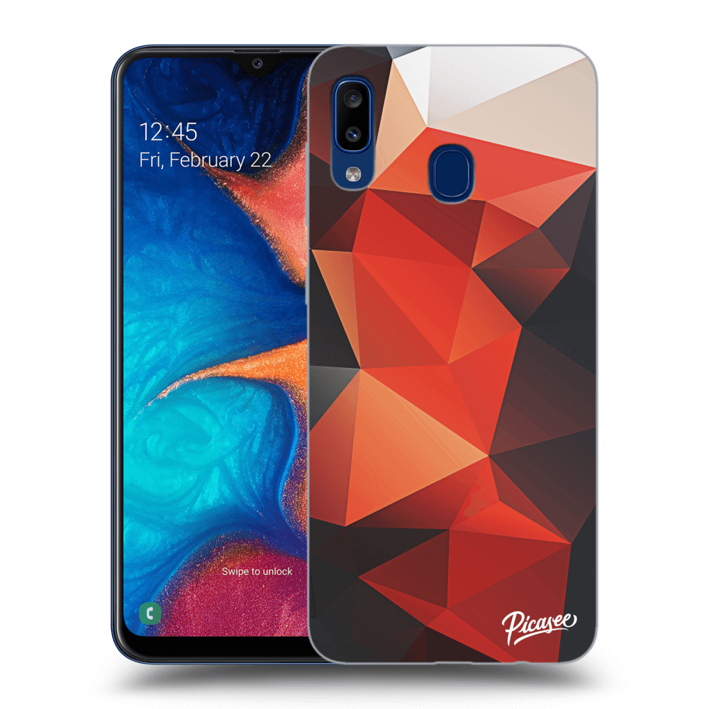 Picasee Samsung Galaxy A20e A202F Hülle Schwarzes Silikon