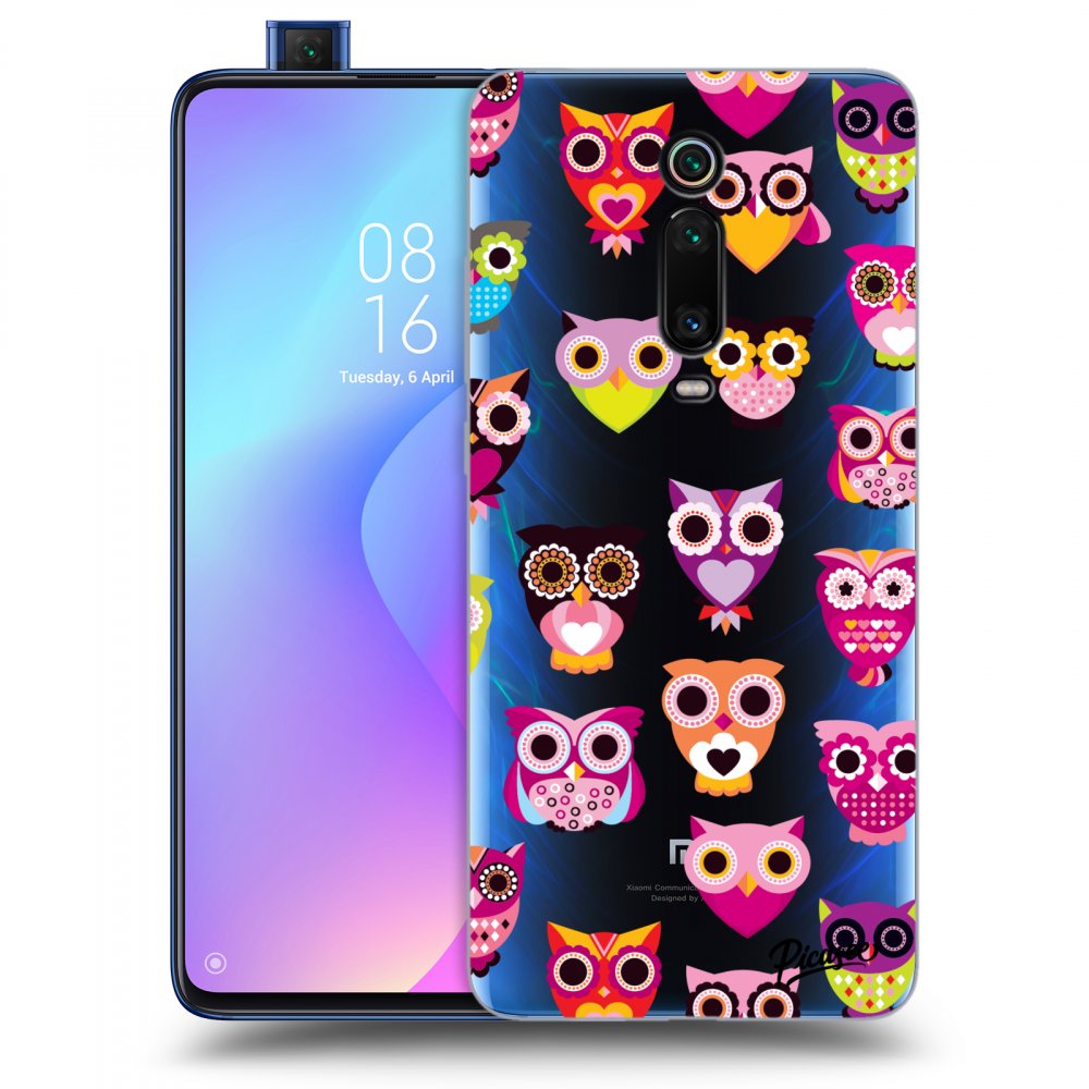 Picasee Xiaomi Mi 9T (Pro) Hülle - Transparentes Silikon - Owls