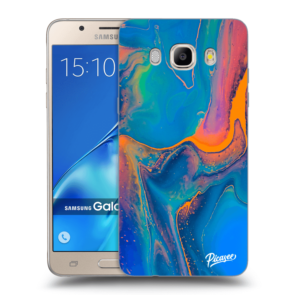 Picasee Samsung Galaxy J5 2016 J510F Hülle - Transparentes Silikon - Rainbow
