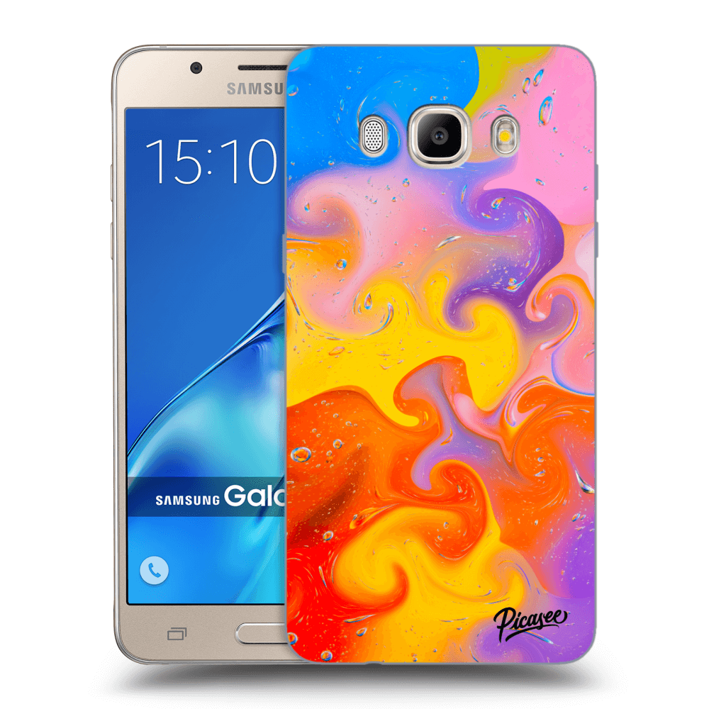 Picasee Samsung Galaxy J5 2016 J510F Hülle - Transparentes Silikon - Bubbles