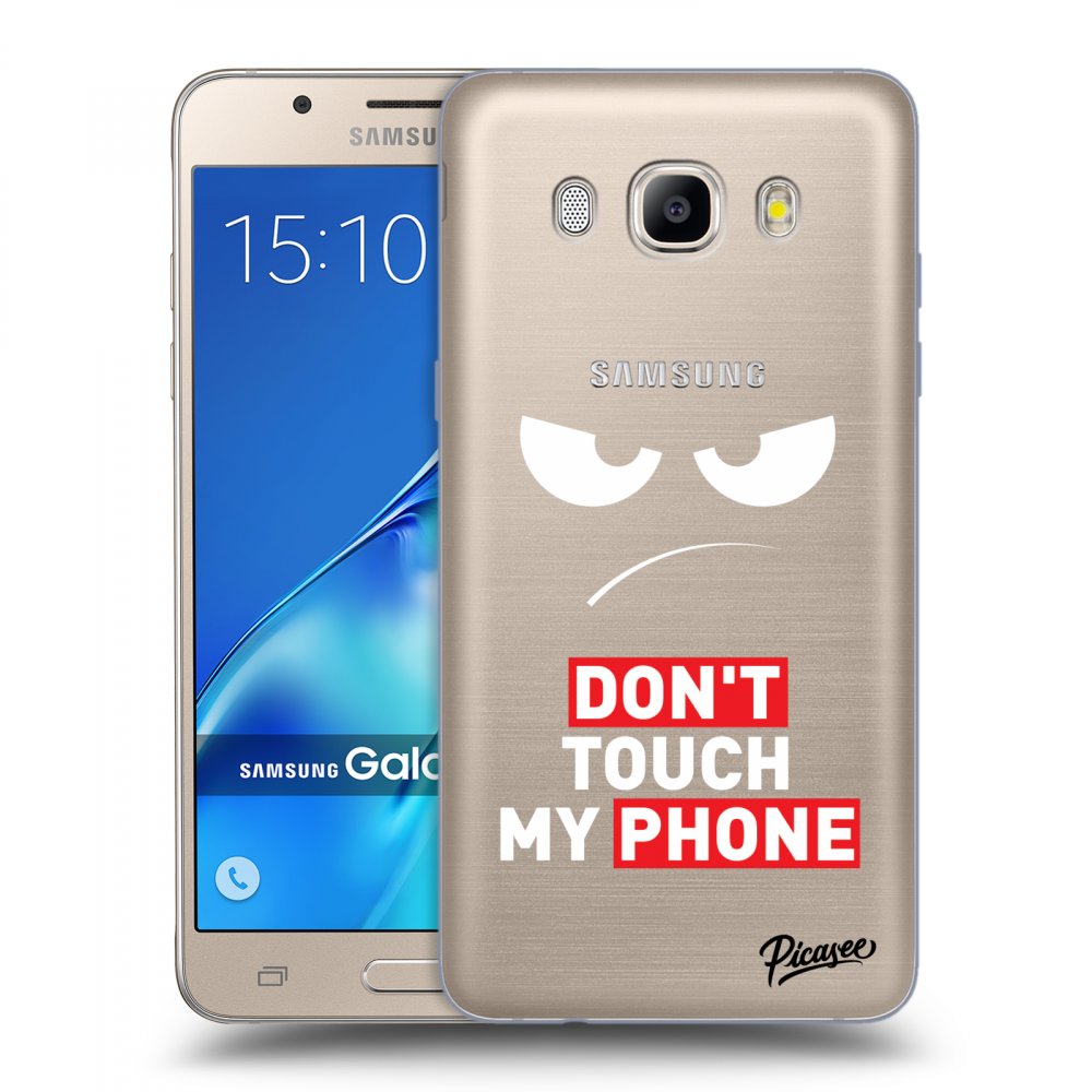 Picasee Samsung Galaxy J5 2016 J510F Hülle - Transparentes Silikon - Angry Eyes - Transparent