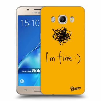 Picasee Samsung Galaxy J5 2016 J510F Hülle - Transparentes Silikon - I am fine