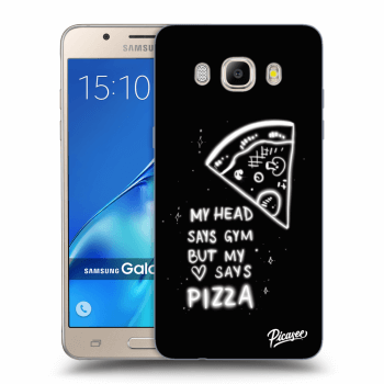 Picasee Samsung Galaxy J5 2016 J510F Hülle - Transparentes Silikon - Pizza