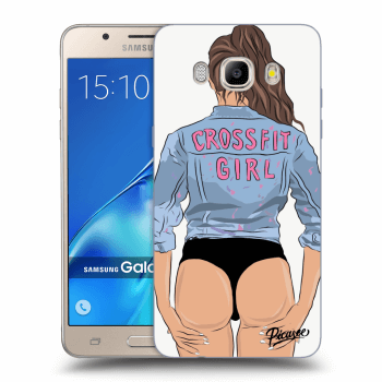 Picasee Samsung Galaxy J5 2016 J510F Hülle - Transparentes Silikon - Crossfit girl - nickynellow